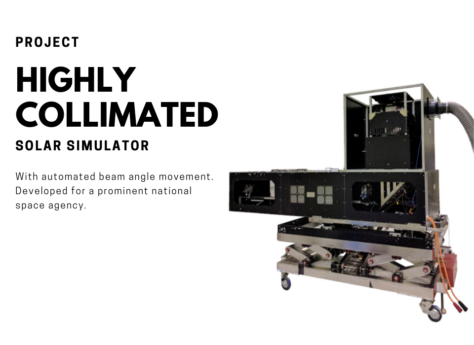 Custom Highly Collimated Solar Simulator