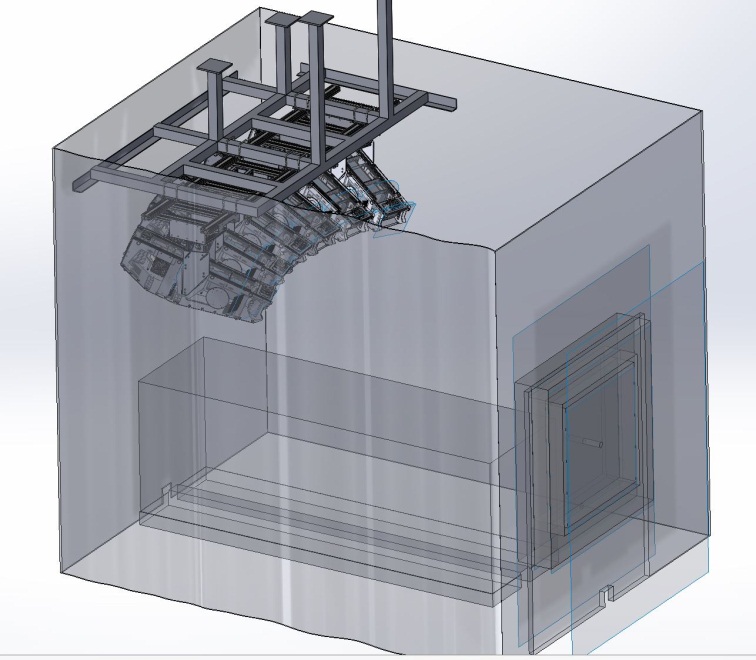 Overhanging Solar Simulator System