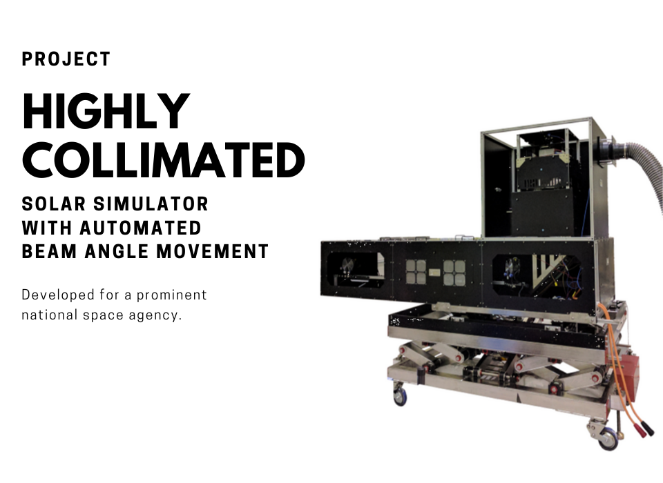 Custom Highly Collimated Solar Simulator