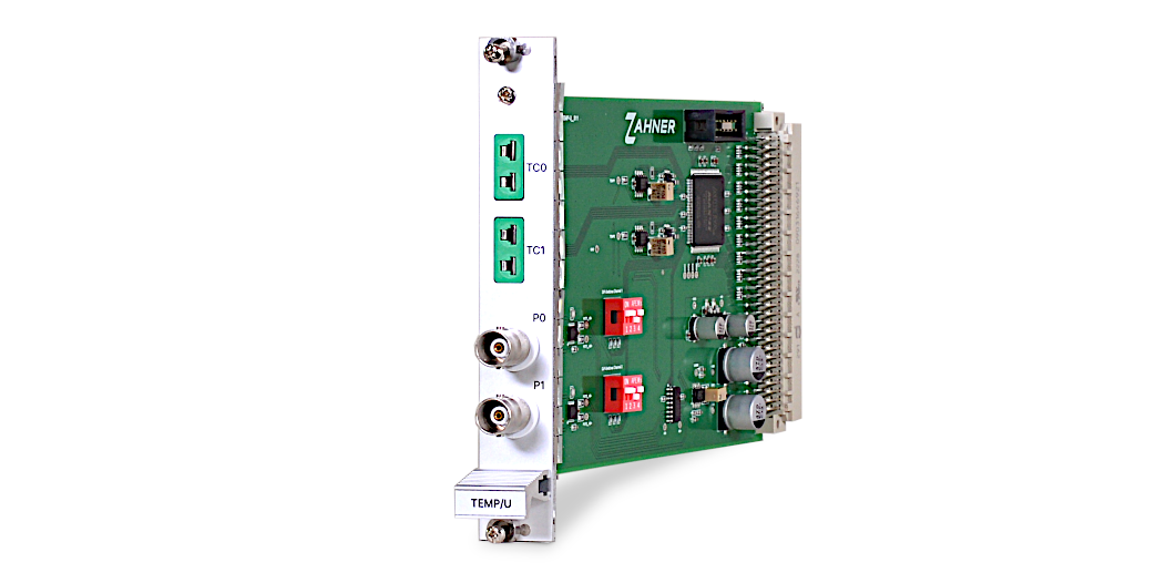 Zahner TEMP/U2 Analog Inputs