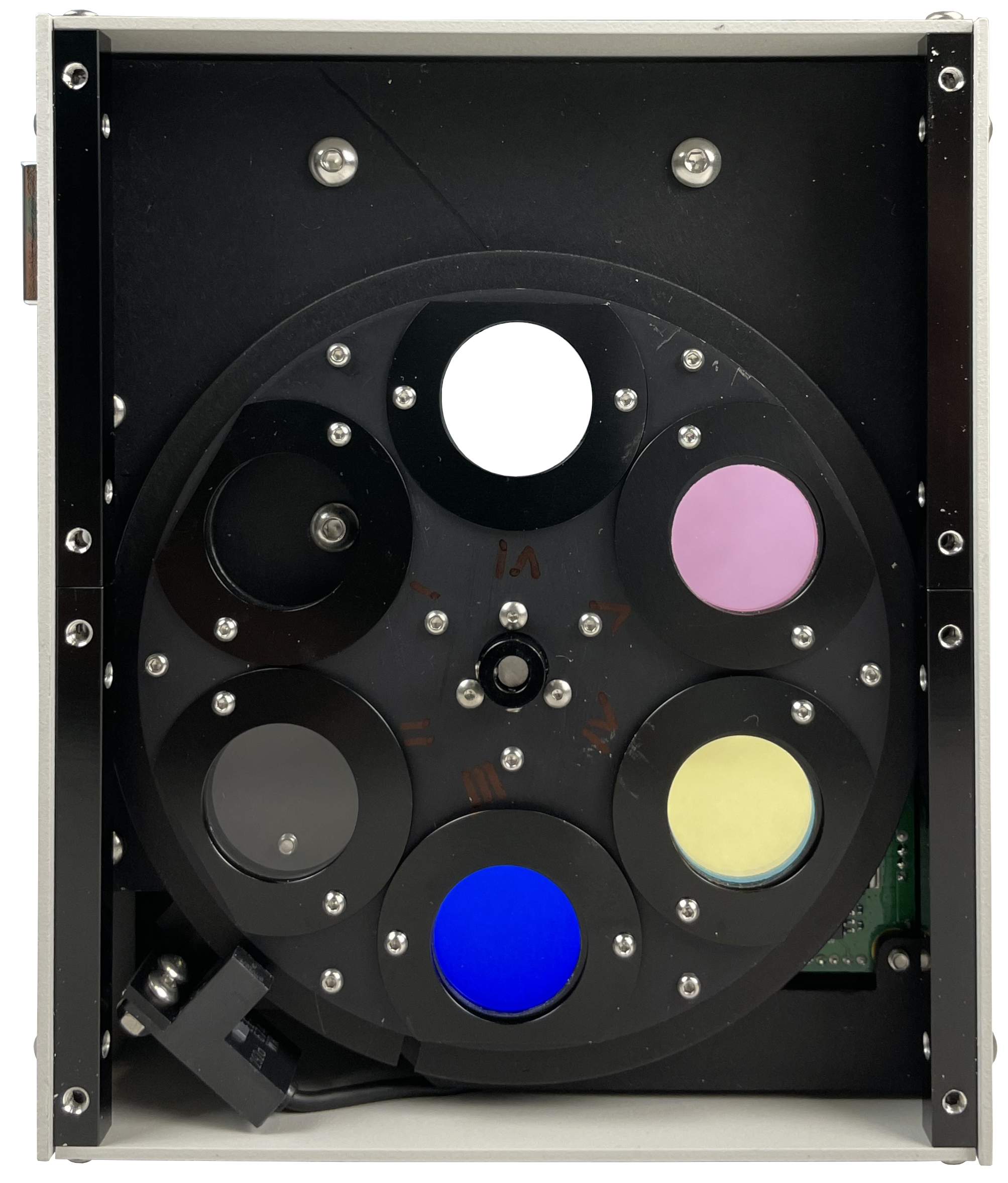 (SFW-6-1) 6 Position Computer Controlled Filter Wheel, 1" Filters
