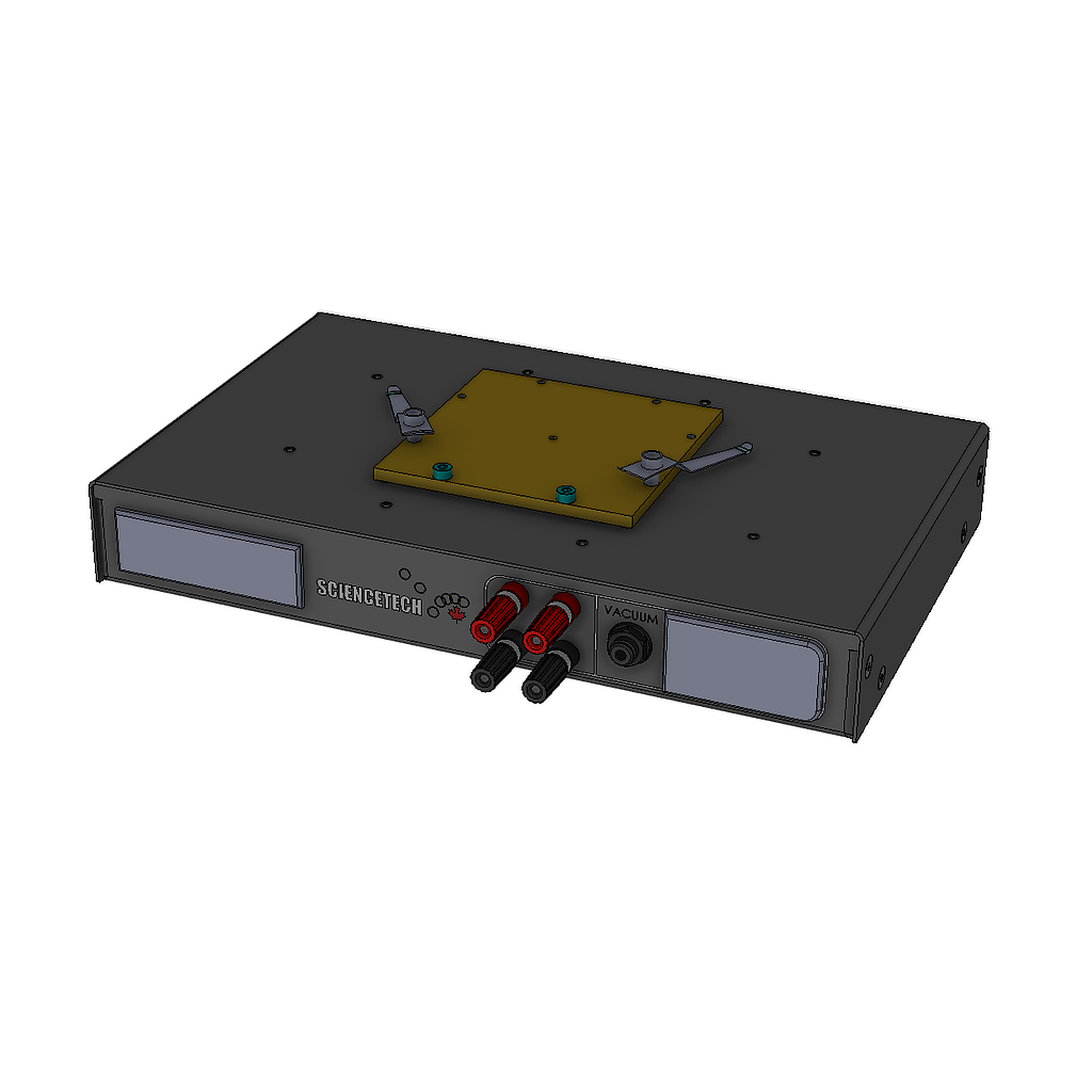(SCI-SCC3) 3.5" x 3.5" (9 x 9 cm) Solar Cell Chuck, Uncooled, Vacuum Ready
