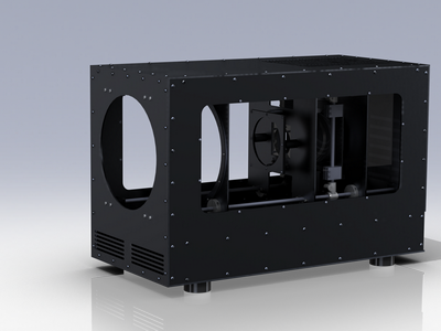 (SHC-3.0K-B) Solar Simulator, Highly Collimated, Class ABA, 11" diameter, Fresnel lens