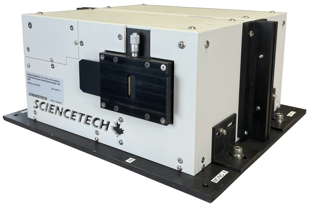 9072DS - Double Subtractive 1/8 m (125 mm) Computer Controlled Monochromator/Spectrograph with USB