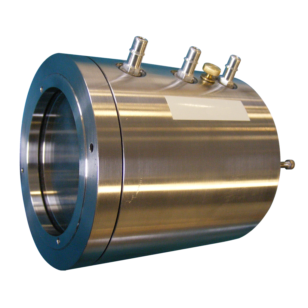 (WF-AL-3Q) Optical Liquid Filter, 3" Diameter, Aluminum Housing, Fused Quartz Windows