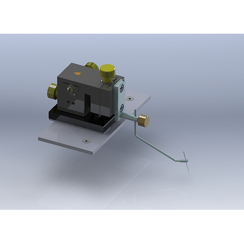 (SCP-SP-T) Screw-Adjustable Micropositioning Probe with Magnetic Base (0.3" Travel) w/ Tungsten Needle-Tip Probe
