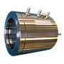 (WF-AL-3Q) Optical Liquid Filter, 3" Diameter, Aluminum Housing, Fused Quartz Windows