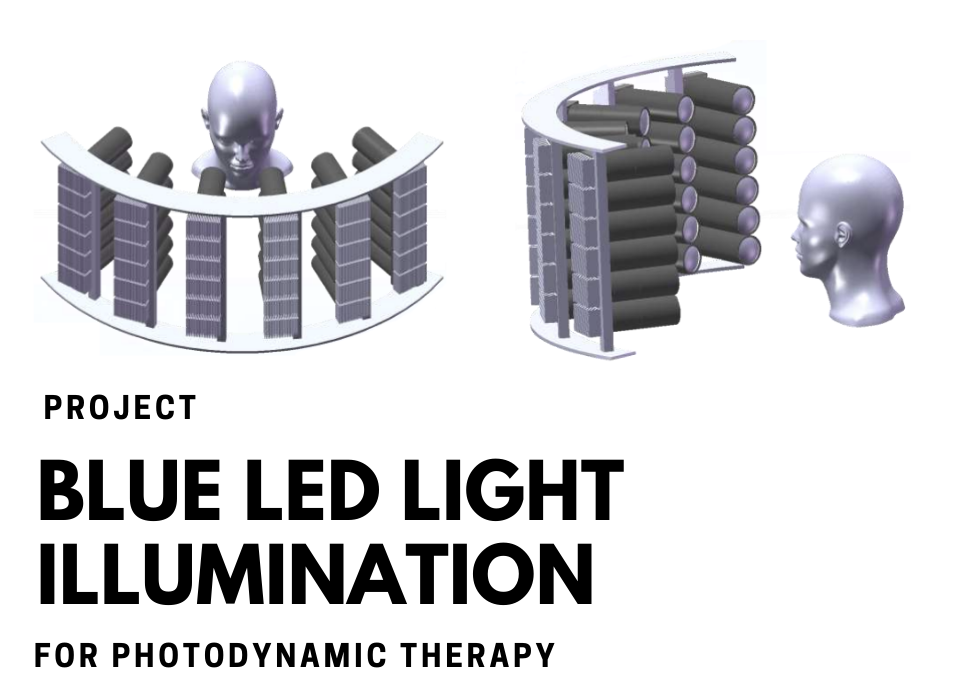 Custom Blue Light LED Illumination System