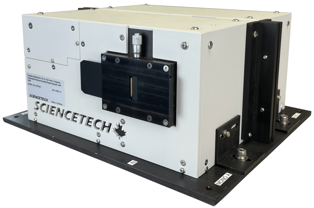 (9072DS) 0.125 m Double Subtractive Monochromator, Triple Grating Turret, Motorized