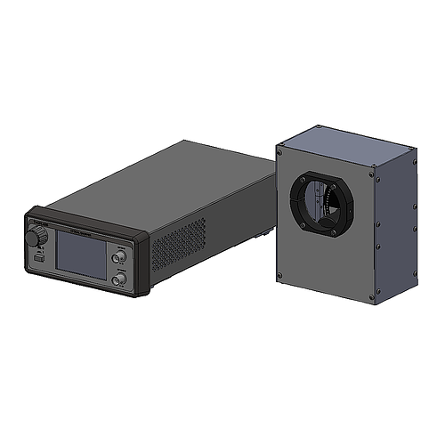 (CH-MC-E-1D2D) Rotating Blade Chopper in Enclosure,  1" to 2" Diameter Interface, 4-200 Hz